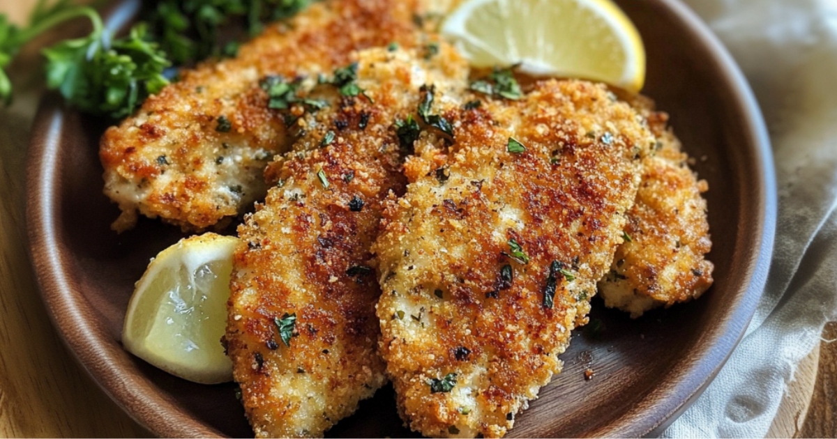 Baked chicken cutlets