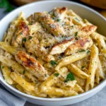 Garlic parmesan chicken pasta