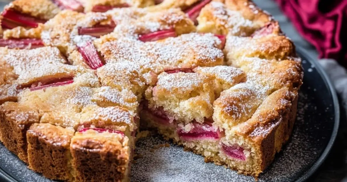 Rhubarb Cake Recipe