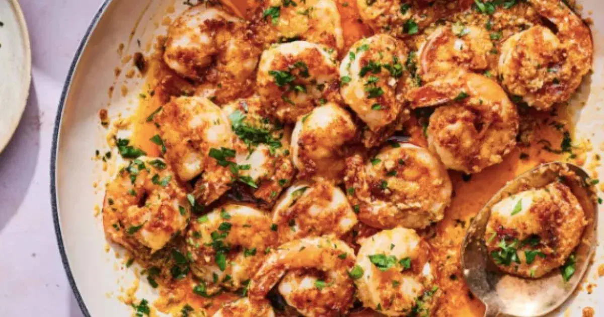 Hawaiian Garlic Shrimp